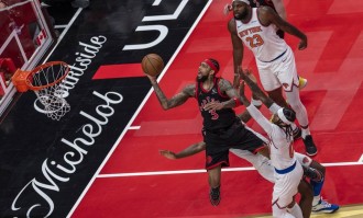 NBA杯-英格拉姆31分布伦森35分 猛龙不敌尼克斯